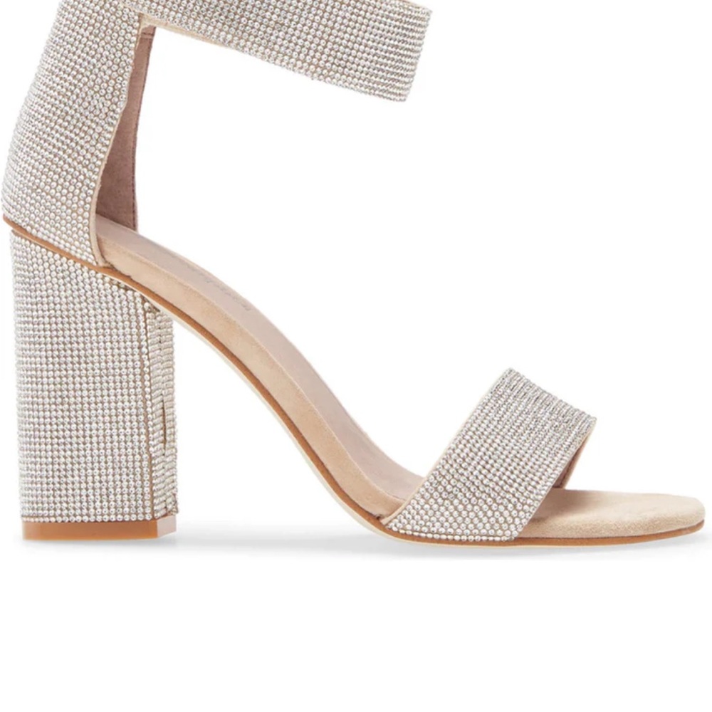 Jeffrey Campbell Rhinestone Block Heels - Size 11 women’s, worn once